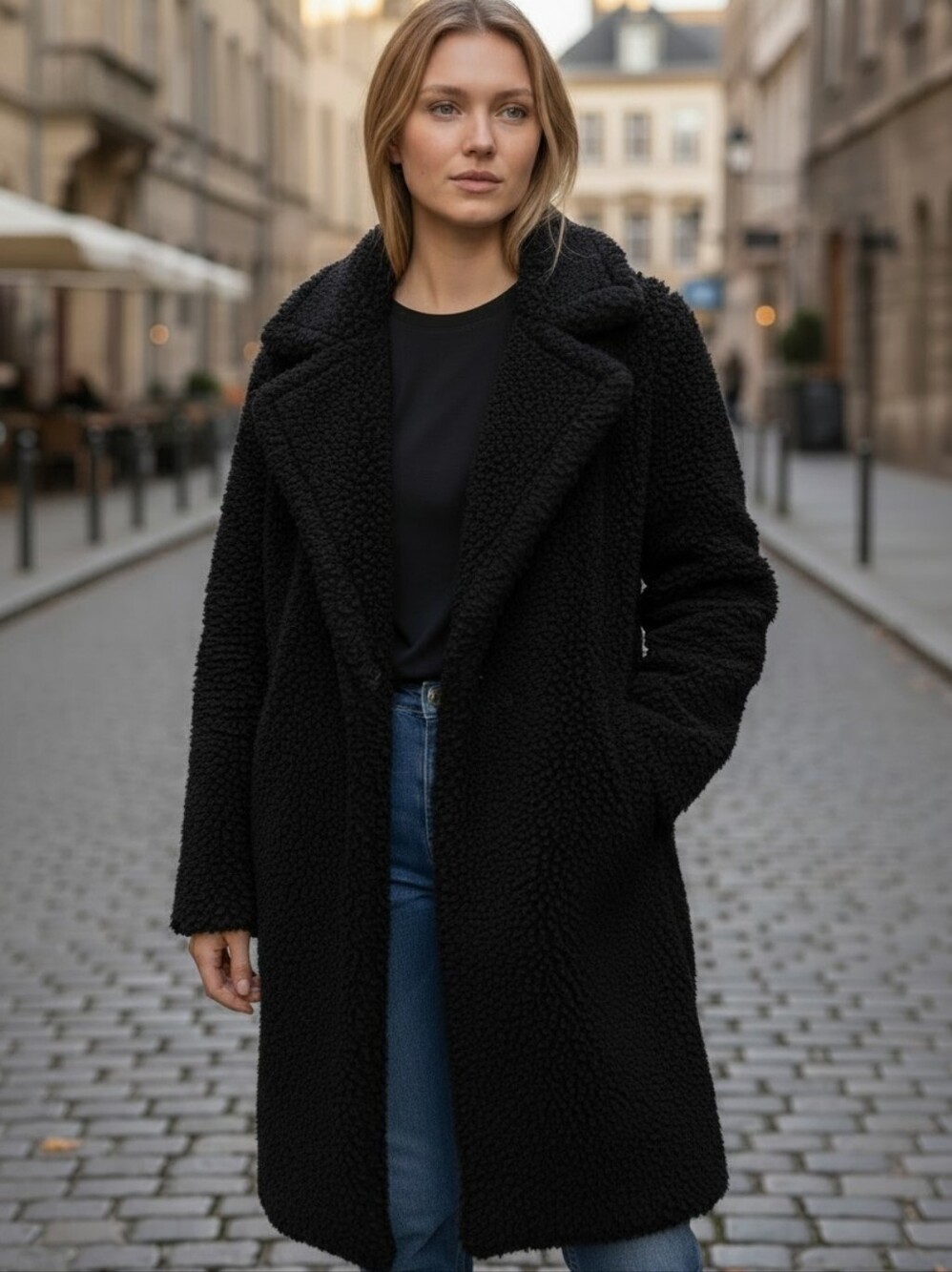 Michael Kors Black Teddy Jacket